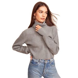 Reformation Luisa Cropped Cashmere Sweater